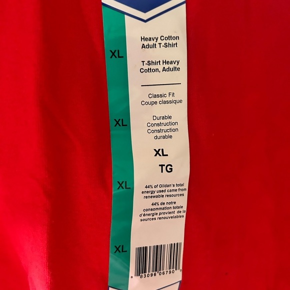 Chicago Bulls Red T-Shirt size x-large TG - Picture 5 of 5